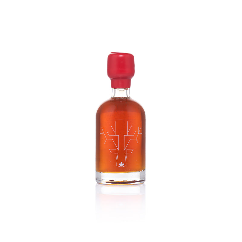 Escuminac Canadian Maple Syrup, Pure & Organic, Dark Robust Taste, Wedding Favors 12 x 50 ml Bottles