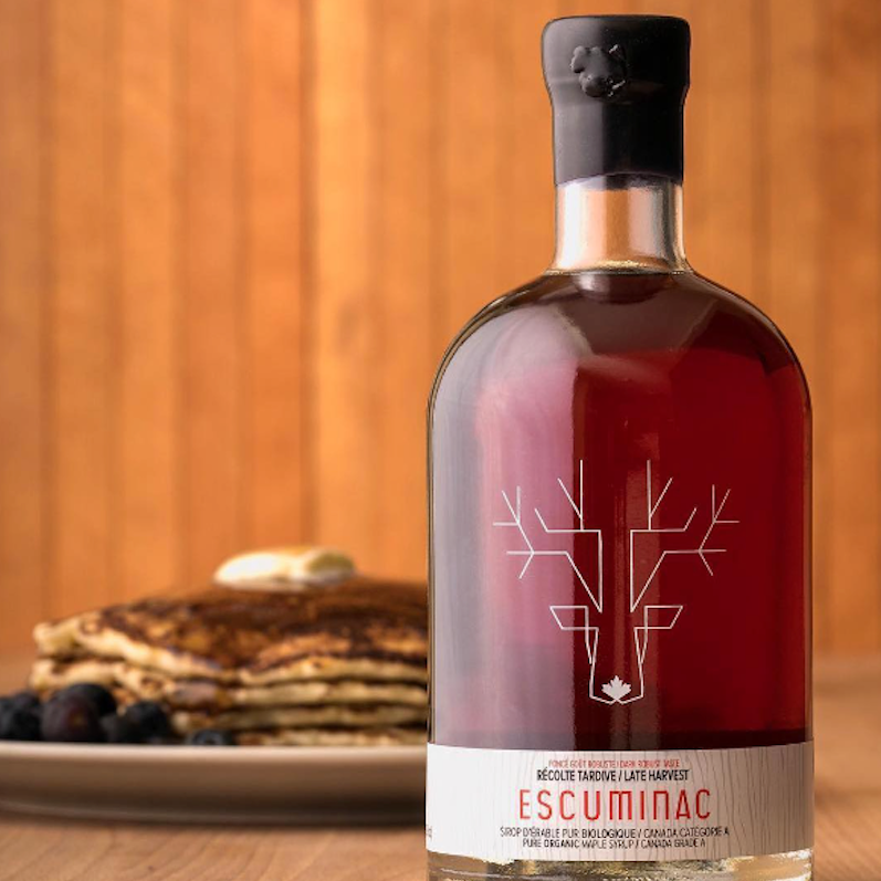 Escuminac Canadian Maple Syrup, Pure & Organic, Extra Rare Amber, Great Harvest Medium and Late Harvest Dark Robust, 3 x 500 ml Bottles